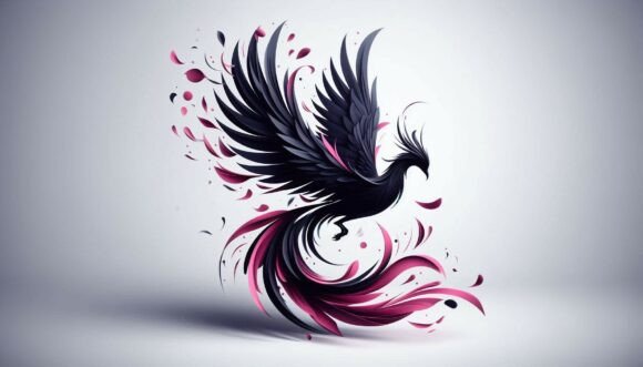 Download Black Magenta Phoenix - Phoenix Collection