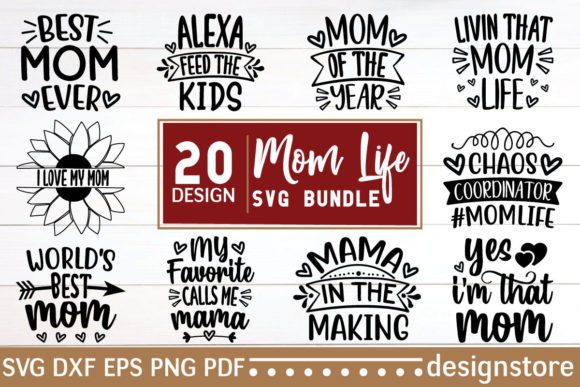 Download Mom Life SVG Bundle - Mom life svg Collection