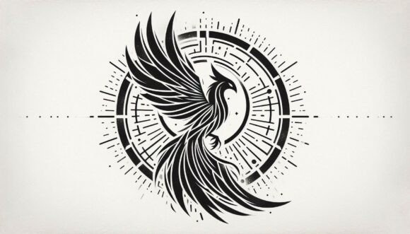 Download Ascending Phoenix Tattoo - Phoenix Collection