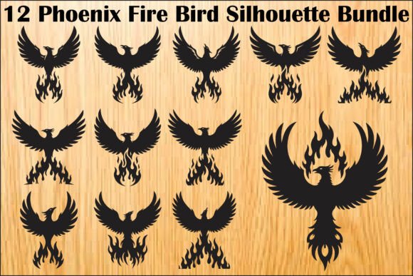 Download Phoenix Fire Bird SVG Bundle - Phoenix Collection