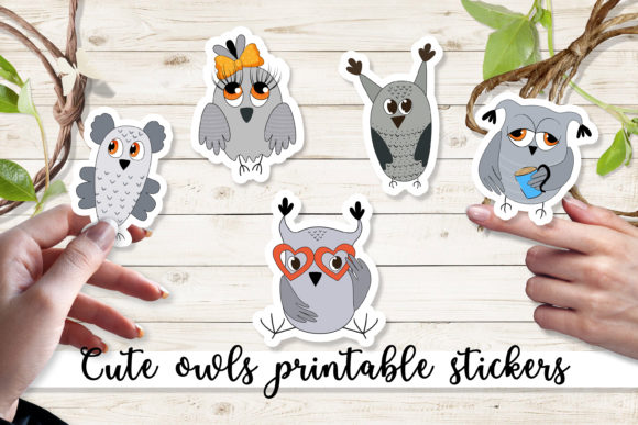 Download Cute Owls Printable Cricut Stickers. - Printable Collection